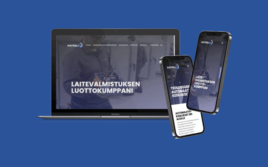 Matrel Oy – Laatumielikuvaa uusilla verkkosivuilla
